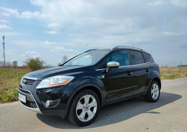 Ford Kuga cena 33000 przebieg: 190000, rok produkcji 2008 z Leszno małe 46